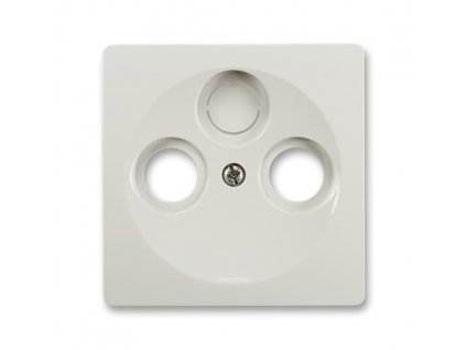 ABB Kryt SWING 5011G-A00300 S1 zásuvky anténní s vylamovacím otvorem, světle šedá