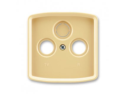 ABB Kryt TANGO 5011A-A00300 D zásuvky anténní s vylamovacím otvorem, béžová