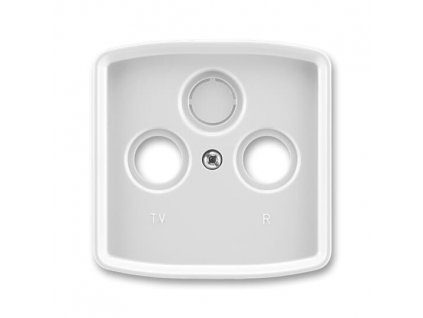 ABB Kryt TANGO 5011A-A00300 S zásuvky anténní s vylamovacím otvorem, šedá