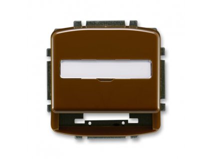 ABB Kryt TANGO 5014A-A100 H zásuvky komunikační, hnědá