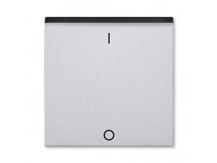ABB LEVIT Ovladač 3559H-A00933 70 jednoduchý s potiskem I/0 (pro spínače řaz. 3), titanová/kouřová černá