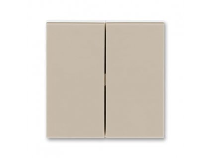 ABB LEVIT Ovladač 3559H-A00652 18 spínače kolébkového dělený, macchiato/bílá