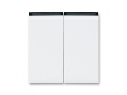 ABB LEVIT Ovladač 3559H-A00652 62 spínače kolébkového dělený, bílá/kouřová černá