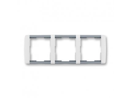 ABB ELEMENT Rámeček 3901E-A00130 04 trojnásobný, vodorovný, bílá/ledová šedá