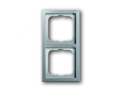 ABB FUTURE LINEAR Rámeček 2CKA001754A4318 dvojnásobný, pro vodorovnou i svislou montáž, ušlechtilá ocel