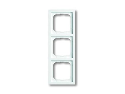 ABB FUTURE LINEAR Rámeček 2CKA001754A4237 trojnásobný, pro vodorovnou i svislou montáž, studio bílá