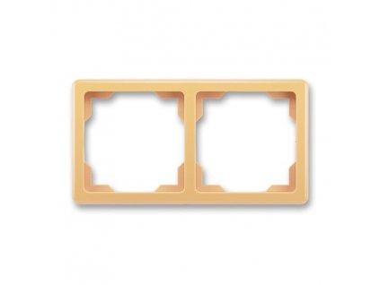 ABB SWING Rámeček 3901G-A00020 D1 dvojnásobný, pro vodorovnou i svislou montáž, béžová