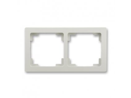 ABB SWING L Rámeček 3901J-A00020 S1 dvojnásobný, pro vodorovnou i svislou montáž, světle šedá