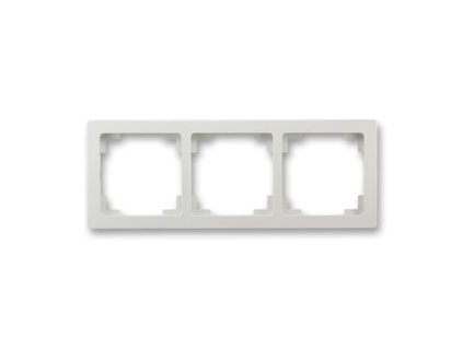 ABB SWING L Rámeček 3901J-A00030 S1 trojnásobný, pro vodorovnou i svislou montáž, světle šedá