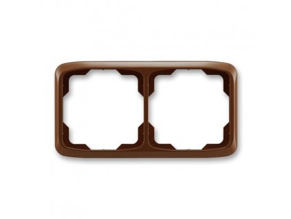ABB TANGO Rámeček 3901A-B20 H dvojnásobný, vodorovný, hnědá