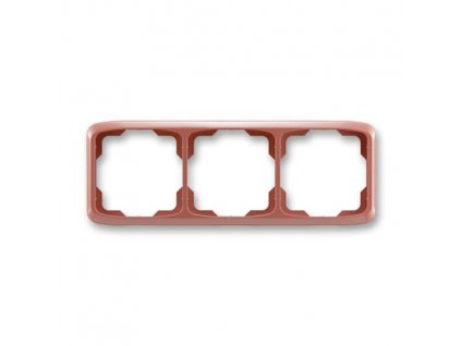 ABB TANGO Rámeček 3901A-B30 R2 trojnásobný, vodorovný, vřesová červená