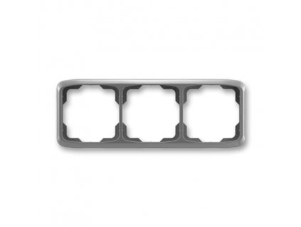 ABB TANGO Rámeček 3901A-B30 S2 trojnásobný, vodorovný, kouřová šedá