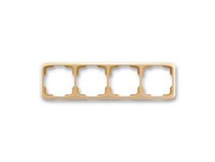 ABB TANGO Rámeček 3901A-B40 D čtyřnásobný, vodorovný, béžová