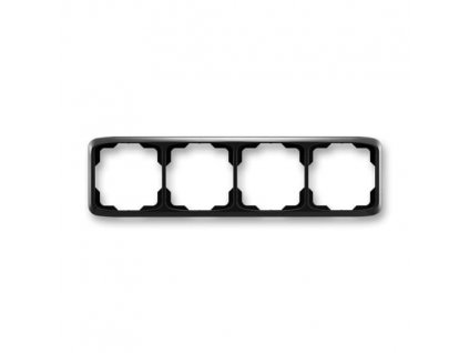 ABB TANGO Rámeček 3901A-B40 N čtyřnásobný, vodorovný, černá