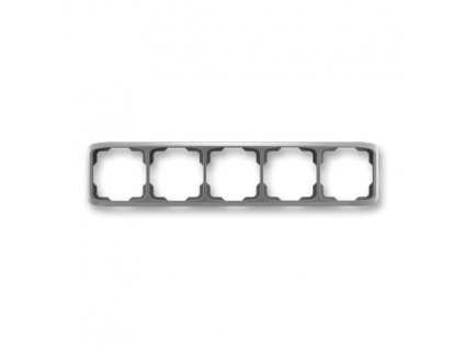 ABB TANGO Rámeček 3901A-B50 S2 pětinásobný, vodorovný, kouřová šedá