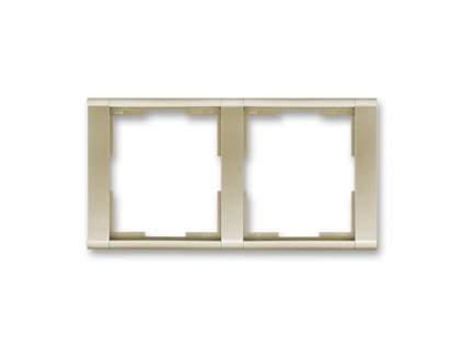 ABB TIME Rámeček 3901F-A00120 33 dvojnásobný, vodorovný, šampaňská