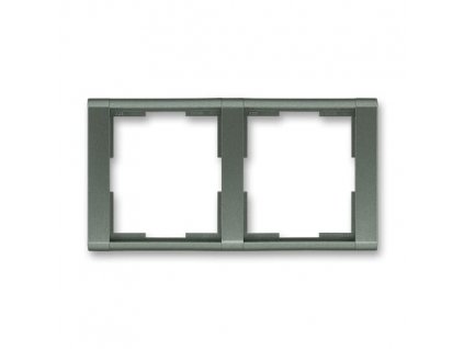 ABB TIME Rámeček 3901F-A00120 34 dvojnásobný, vodorovný, antracitová