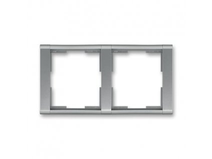 ABB TIME Rámeček 3901F-A00120 36 dvojnásobný, vodorovný, ocelová