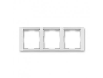 ABB TIME Rámeček 3901F-A00130 01 trojnásobný, vodorovný, bílá/ledová bílá