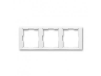 ABB TIME Rámeček 3901F-A00130 03 trojnásobný, vodorovný, bílá/bílá