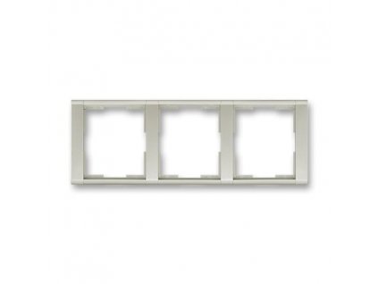 ABB TIME Rámeček 3901F-A00130 32 trojnásobný, vodorovný, starostříbrná