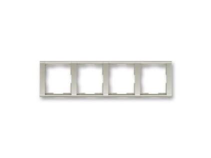 ABB TIME Rámeček 3901F-A00140 32 čtyřnásobný, vodorovný, starostříbrná