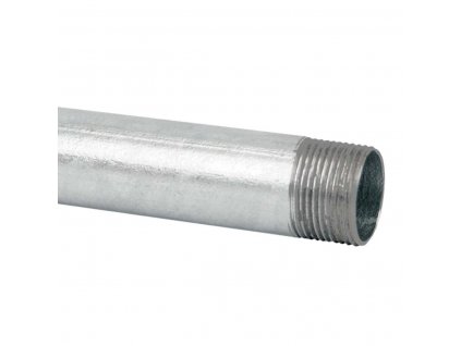 KOPOS Trubka pevná 6021 ZNM závitová Ø28,0/26,0mm, –60 až +250°C, ocel, stříbrná (délka 3m)