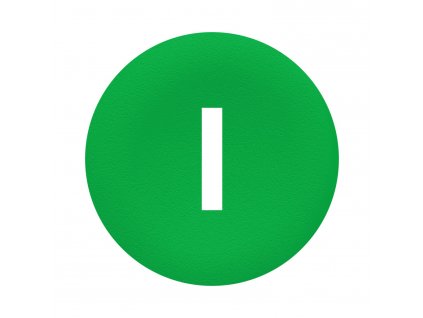 SCHNEIDER Hmatník ZBA331 se symbolem lícující zelený
