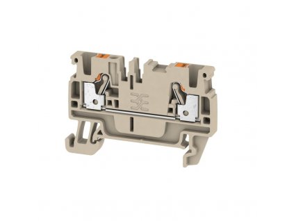 WEIDMÜLLER Svorka A2C 2,5 průchozí 2x2.5 mm², 24A, 800V béžová