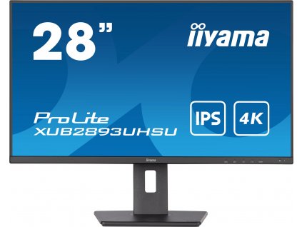 iiyama ProLite/XUB2893UHSU-B5/28''/IPS/4K UHD/60Hz/3ms/Black/3R