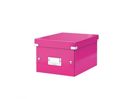 Univerzální krabice Leitz Click&Store, velikost S (A5), růžová
