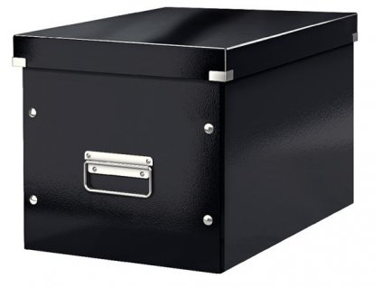 Čtvercová krabice Leitz Click&Store, velikost L (A4), černá