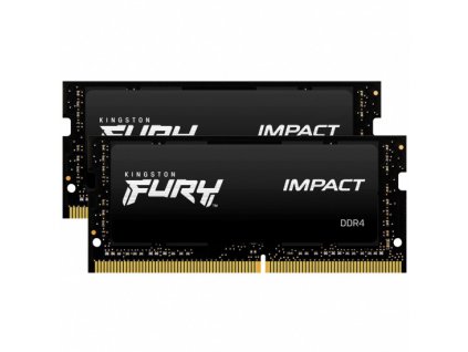 Kingston FURY Impact/SO-DIMM DDR4/64GB/2666MHz/CL16/2x32GB/Black