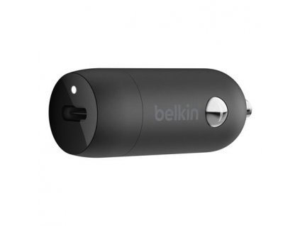 Belkin 20W USB-C Power Delivery nabíječka do auta, černá