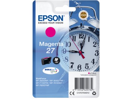 Epson Singlepack Magenta 27 DURABrite Ultra Ink