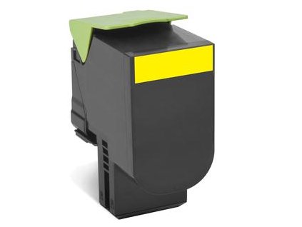 Lexmark toner 80C2SYE / Yellow / 2 000 stran / Corporate