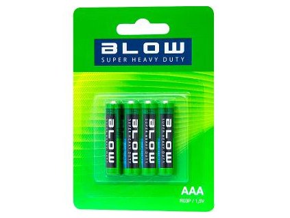 BLOW Baterie Super Heavy Duty AAA R03P blistr 4ks