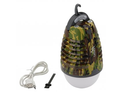 LED svítilna Cattara PEAR ARMY nabíjecí + lapač hmyzu