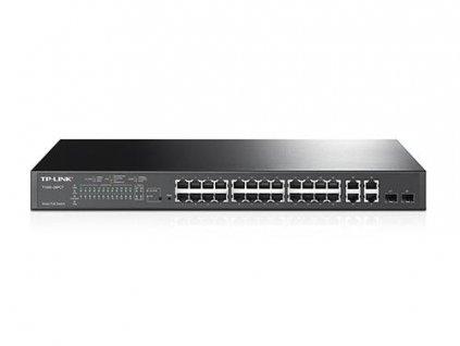 TP-LINK T1500-28PCT(TL-SL2428P) managed switch 24port 24 x 10/100 Mbit/sec POE + 4 x 10/100/1000 + 2x SFP, 24port