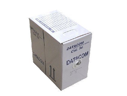 DATACOM UTP Cat5e PVC kabel 305m (lanko) červený