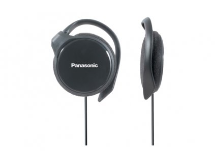 Panasonic RP-HS46E-K, drátové sluchátka, přes uši, 3,5mm jack, kabel 1,1m, černá
