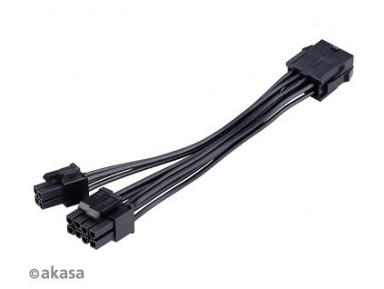 AKASA adaptér 8-Pin to 8+4-Pin Power Adapter Cable