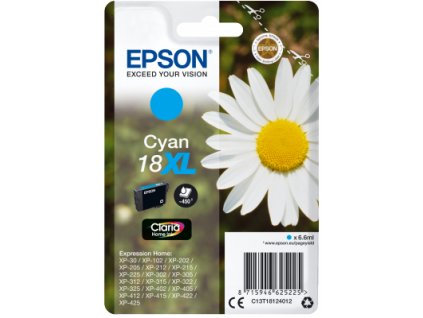 Epson Singlepack Cyan 18XL Claria Home Ink