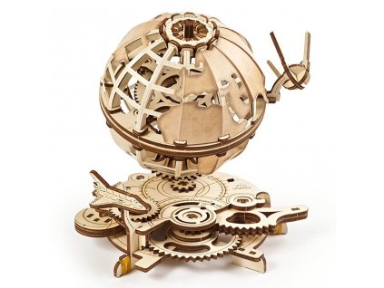 Hračka Ugears 3D dřevěné mechanické puzzle Globus