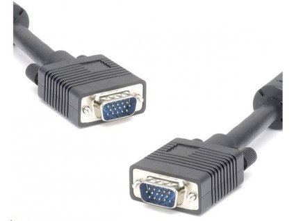 PREMIUMCORD Kabel VGA propojovací 7m HQ (HD15M/M, DDC2, 3x Coax + 8 žil, feritová jádra)