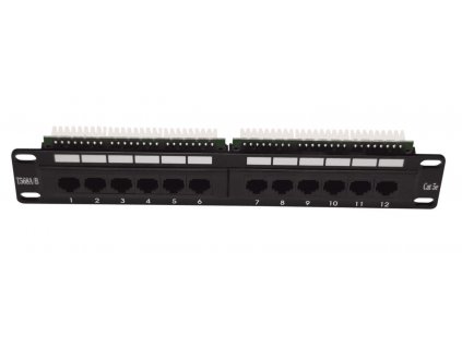 Patch panel LEXI-Net 12 port Cat. 5e UTP 1U/10"