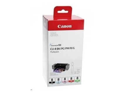 Canon CARTRIDGE CLI-8 BK/PC/PM/R/G MULTI-PACK pro MP500,510,520, MP600, MP800,810, MP970