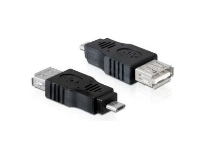PremiumCord USB redukce A/female-MicroUSB/male