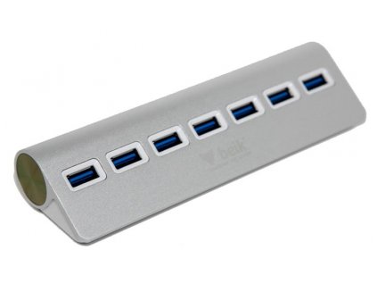 Beik sedmiportový USB 3.0 rozbočovač / hub - hliníkové provedení