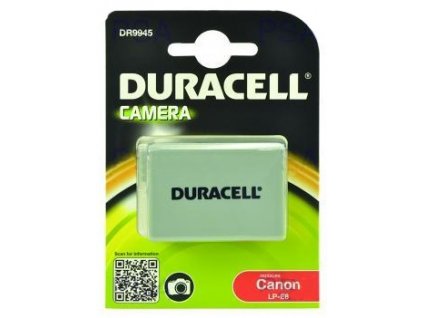 DURACELL Baterie - DR9945 pro Canon LP-E8, černá, 1020 mAh, 7.4V